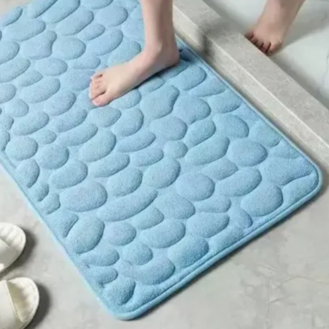 Alfombra antideslizante efecto piedra