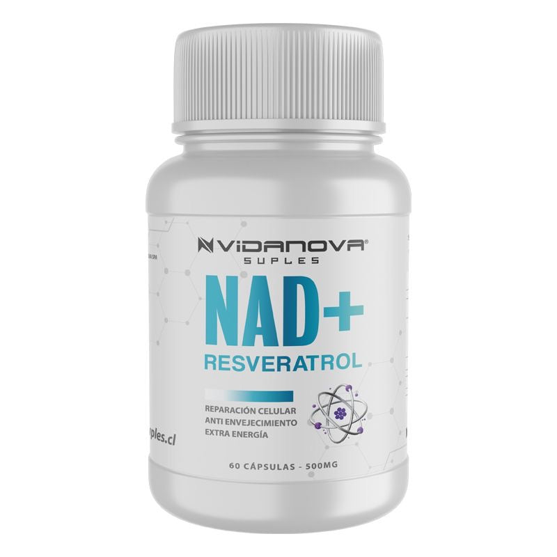 Duo Pack Vitalidad Total: NAD+ con Resveratrol & Ashwagandha (120 Cápsulas)