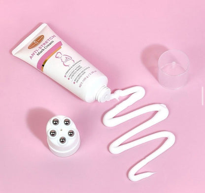 Crema Antiestrías Con Masajeador Roller