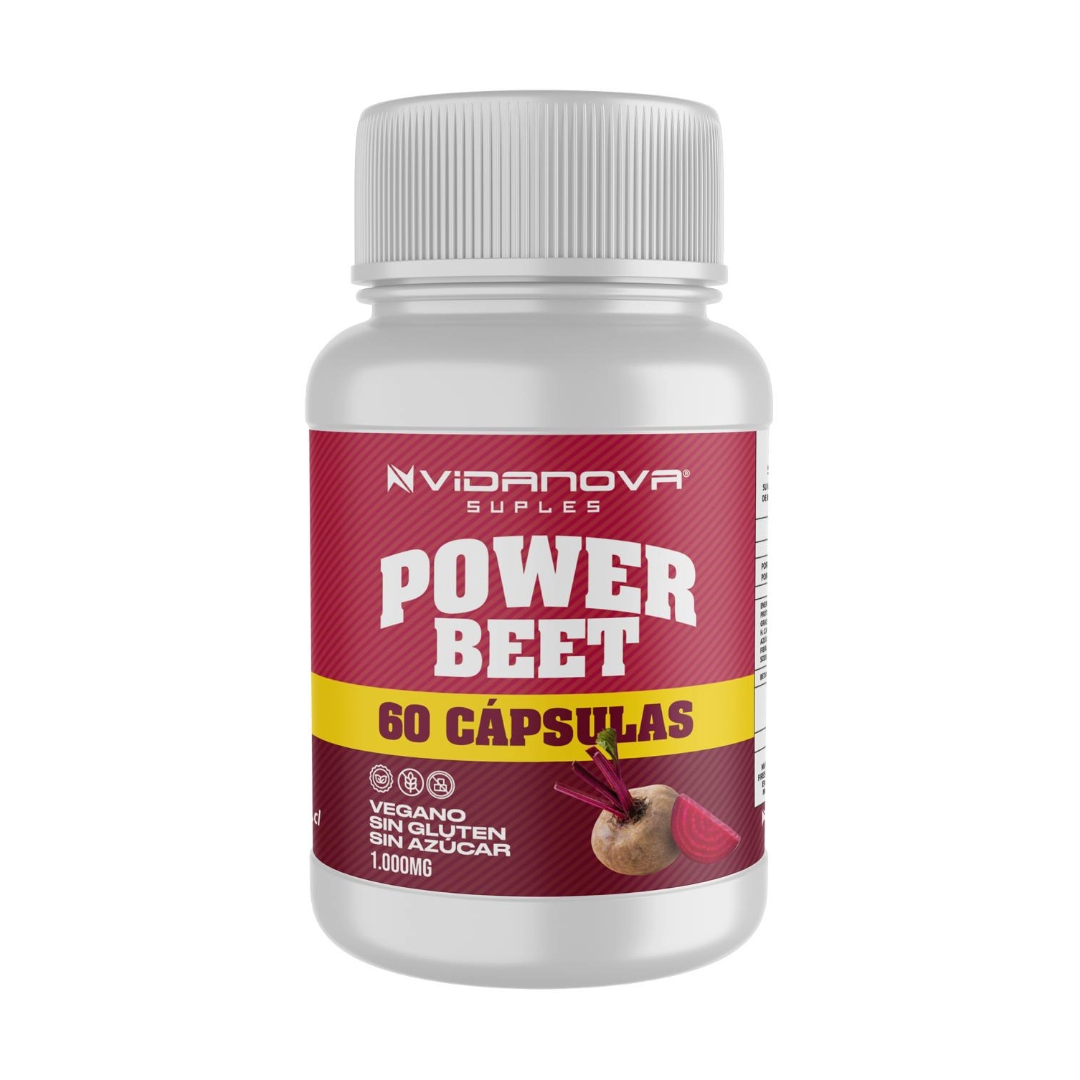 Betarraga Concentrada 1000mg – Energía Natural y Resistencia (60 Cápsulas)